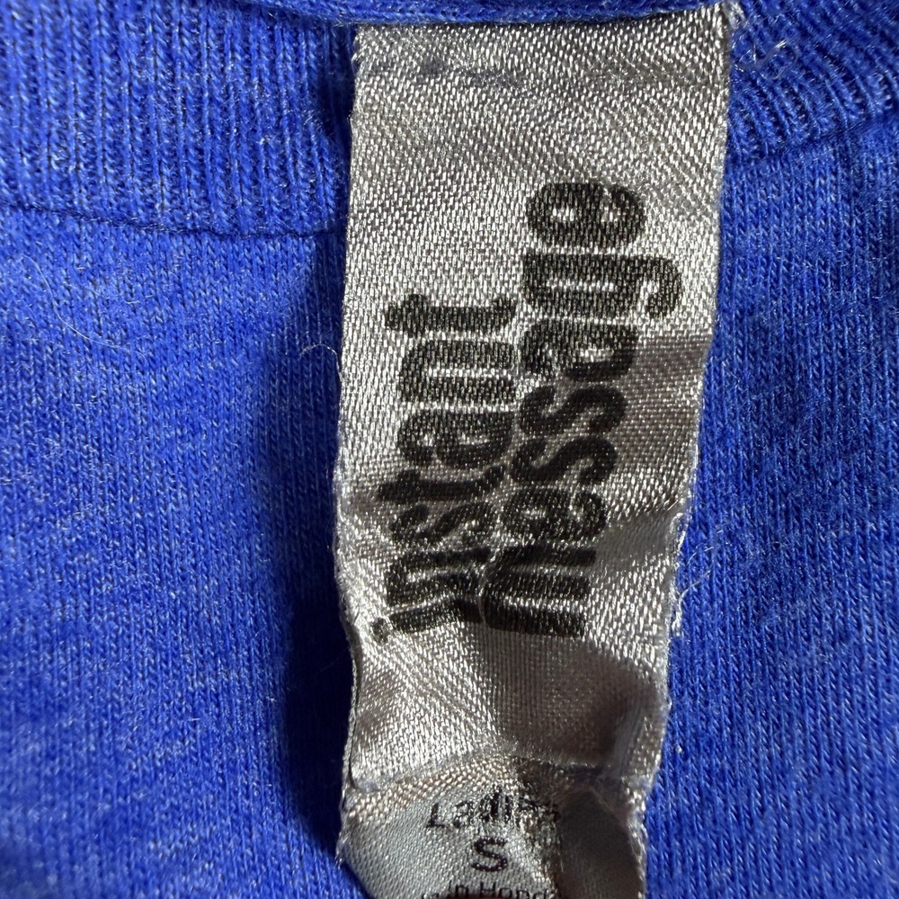 Instant Message Best Aunt Ever Graphic Tee Blue Heather Short Sleeve Shirt Small - Picture 3 of 4